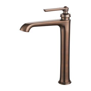 Змішувач для умивальника Omnires Armance antique copper, високий (AM5213ORB) AM5213ORB фото