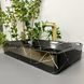 Умивальник (раковина) VBI TRIEST BLACK MARMO GLOSSY накладний VBI-012707 фото 3