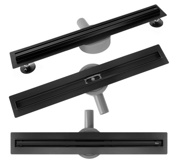 Трап для душу REA NEOX 70 SLIM PRO BLACK чорний REA-G2709 фото