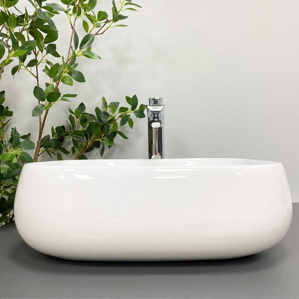 Умивальник (раковина) VBI TRICASE WHITE накладний VBI-015800 фото