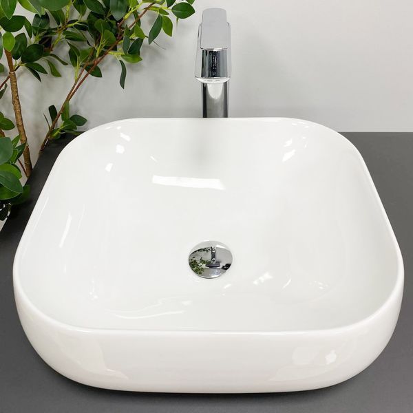 Умивальник (раковина) VBI TRICASE WHITE накладний VBI-015800 фото