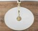 Умивальник (раковина) REA SOFIA BRUSHED GOLD WHITE накладний * REA-U3697 фото 5