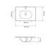 Умивальник (раковина) VBI PORDENONE WHITE врізний VBI-018047 фото 4
