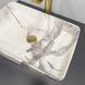 Умивальник (раковина) VBI TRIEST 50 SAND GLOSSY накладний VBI-012712 фото 4