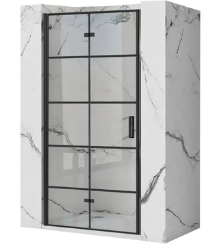 Душові двері REA MOLIER 110 BLACK REA-K5660 фото