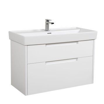 Тумба Rimini з умивальником Sharp 100 см (консольна) АР000040124 фото