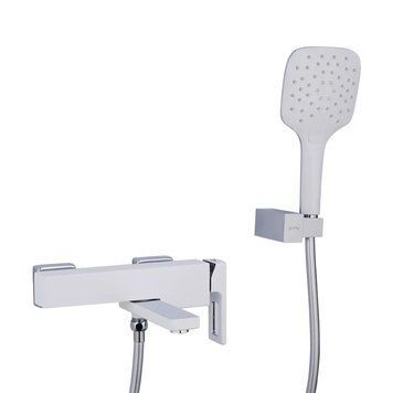 Змішувач для ванни GAPPO G3217-8, білий/хром G3217-8 фото