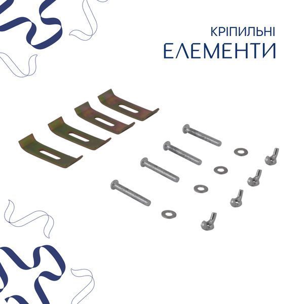 Комплект Qtap Stork: Раковина врізна овальна 570x390x210 мм White + Донний клапан PU02O QT15116030WN47294 фото