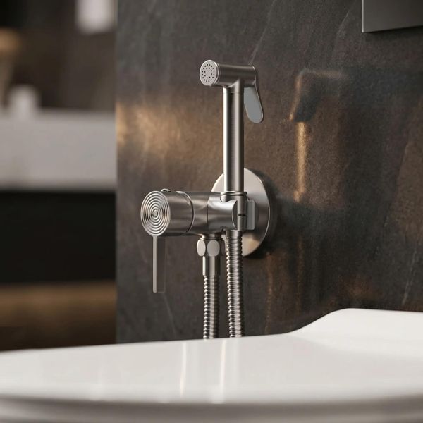 гігієнічний набір Rea Foster brushed nickel (REA-B6673) REA-B6673 фото