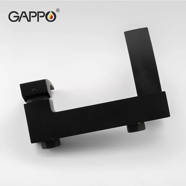 Змішувач для ванни GAPPO G3207-6, чорний G3207-6 фото