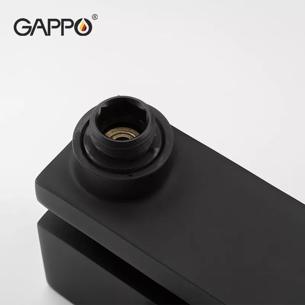 Змішувач для ванни GAPPO G3207-6, чорний G3207-6 фото