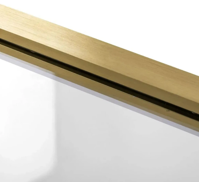Душові двері REA ATLAS 90 L BRUSHED GOLD KPL-K4670 фото