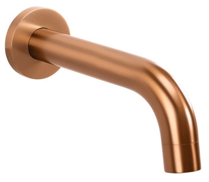 Душова система REA LUNGO BRUSHED COPPER з виливом + BOX прихованого монтажу REA-P8810 фото