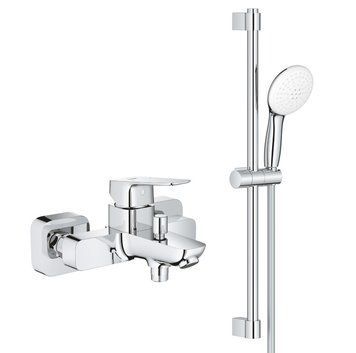 Комплект Змішувач для ванни Cubeo + Душовий набір Tempesta 110 BF101813TR Grohe BF101813TR фото