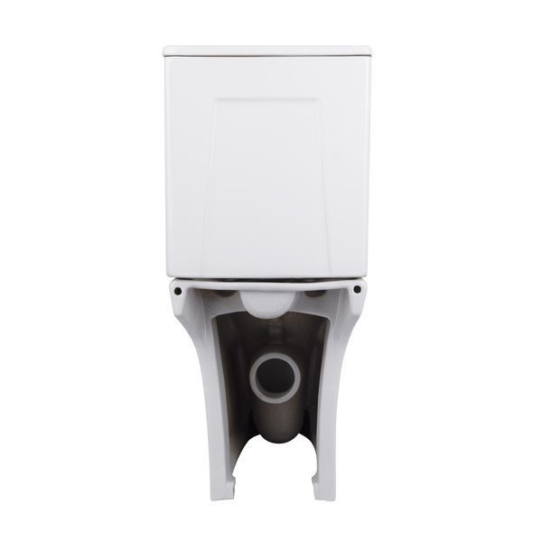 Унітаз-компакт Qtap Presto безобідковий з сідінням Soft-close QT24221217AW PRECRM1088SP5SET фото