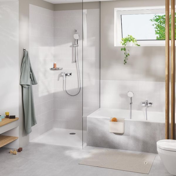 Комплект Змішувач для ванни Cubeo + Душовий набір Tempesta 110 BF101813TR Grohe BF101813TR фото