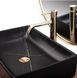 Умивальник (раковина) REA INGA BLACK MARBLE MATT накладний * REA-U8006 фото 7