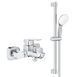 Комплект Змішувач для ванни Cubeo + Душовий набір Tempesta 110 BF101813TR Grohe BF101813TR фото 1