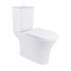 Унітаз-компакт Qtap Presto безобідковий з сідінням Soft-close QT24221217AW PRECRM1088SP5SET фото 1