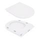 Унітаз-компакт Qtap Presto безобідковий з сідінням Soft-close QT24221217AW PRECRM1088SP5SET фото 8