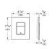 унітаз Omnires Boston 53x36 rimless підвісний, сидіння дюропласт + інсталяція Grohe Rapid Sl (3873200A + BOSTONMWBP) 3873200A+ BOSTONMWBP фото 4