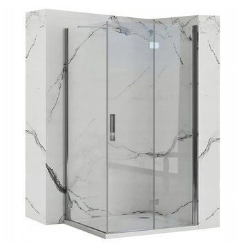 Душова кабіна REA MOLIER 90x100 CHROME REA-K8535 + REA-K6371 фото