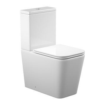 KVADRO SMART комплект : унітаз підлоговий з сидінням Soft-close + бачок (Змив Торнадо) 1882560199 фото