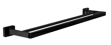 Вішалка подвійна для рушника REA ERLO 02 BLACK * REA-06908 фото