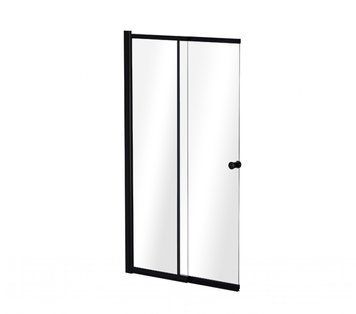 Шторка для ванни BESCO Easy Slide Black-2S 100x150 NAVARA49830 фото
