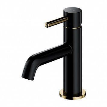 Змішувач для умивальника Omnires Y black /gold (Y1210NBLGL) Y1210NBLGL фото