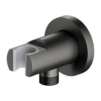 підключення для душового шлангу з тримачем Omnires graphite (8873GR) 8873GR фото