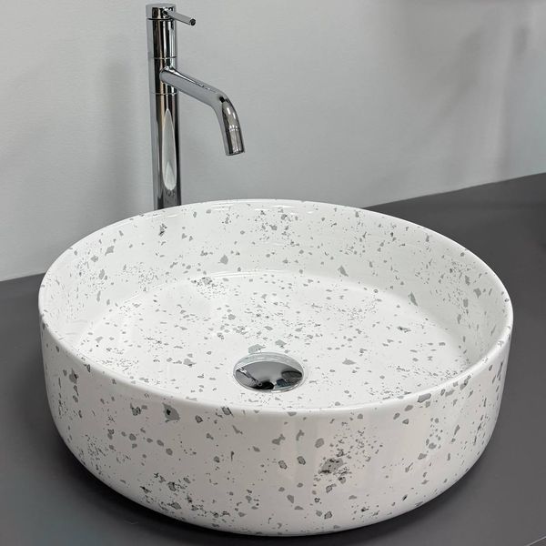 Умивальник (раковина) VBI BARI S GREY MOSAIC накладний VBI-011606 фото