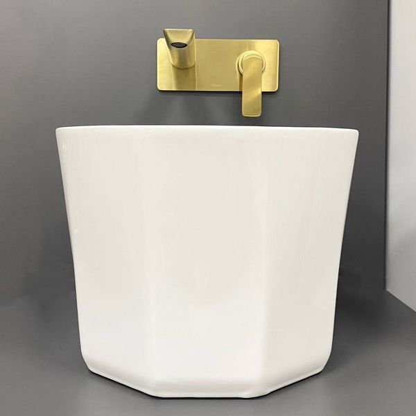 Умивальник (раковина) VBI PRAZZO WHITE накладний VBI-016604 фото