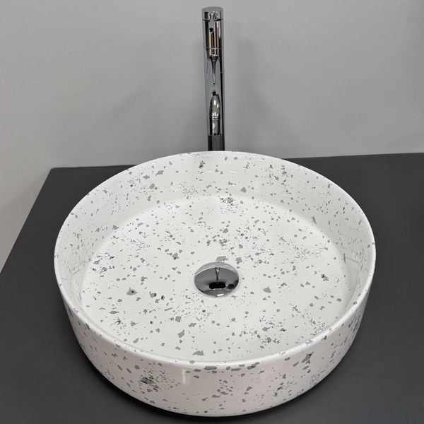 Умивальник (раковина) VBI BARI S GREY MOSAIC накладний VBI-011606 фото