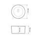 Умивальник (раковина) VBI FARINI WHITE накладний VBI-016605 фото 3
