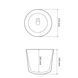 Умивальник (раковина) VBI PRAZZO WHITE накладний VBI-016604 фото 4