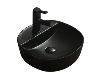 Умивальник (раковина) MEXEN ZITA BLACK MATT чорний накладний MEX-21874085 фото