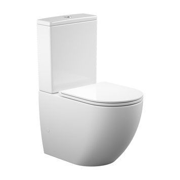 ROUND SMART комплект : унітаз підлоговий з сидінням Soft-close + бачок, змив Tornado 1872560199 фото