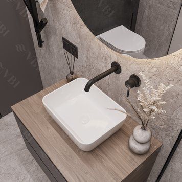 Умивальник (раковина) VBI PALERMO S WHITE накладний VBI-012301 фото