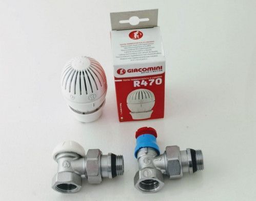 Комплект термостатичний GIACOMINI кутовий R470FX003 R470FX003 фото