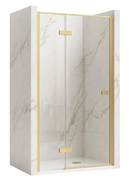 Душові двері REA ATLAS 120 P BRUSHED GOLD KPL-K4677 фото