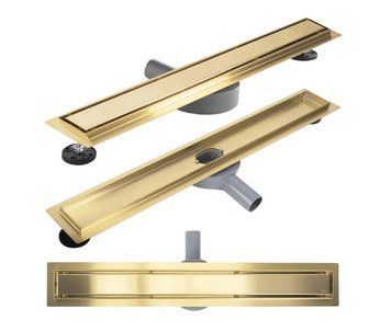Трап для душу REA NEOX 60 PRO BRUSHED GOLD 2в1 матове золото REA-G2701 фото