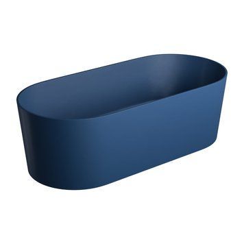 ванна кам'яна Omnires Ovo 160x75 овальна dark blue (OVOWWMB) OVOWWMB фото
