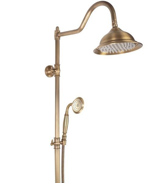 Душовий гарнітур REA BERGAMO ANTIQUE BRONZE з виливом REA-P5002 фото