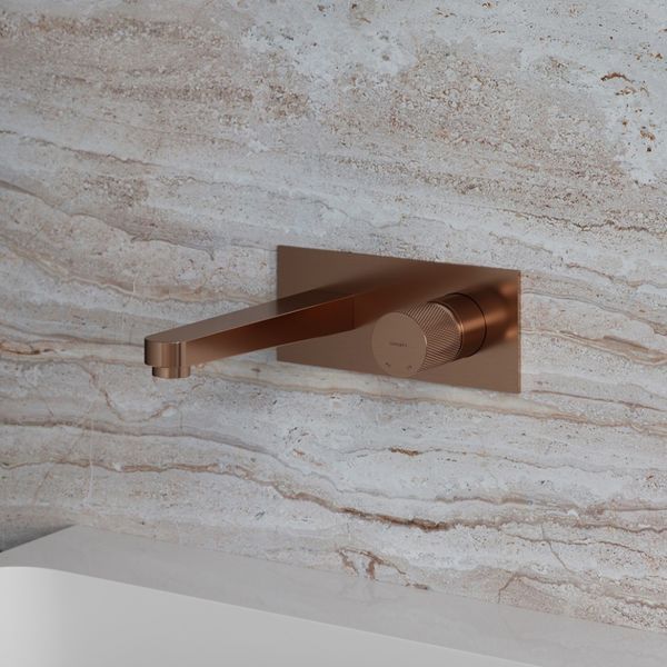 Змішувач для умивальника Omnires Contour прихованого монтажу, brushed copper (CT8015CPB) CT8015CPB фото