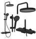 душова система для ванни та душу Rea Farel black matt (REA-P0354) REA-P0354 фото 1