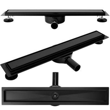 Трап для душу REA PURE NEO 50 PRO BLACK 2в1 чорний * REA-G0999 фото