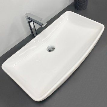 Умивальник (раковина) VBI SILVI 70 WHITE накладний VBI-015101 фото