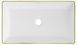 Умивальник (раковина) MEXEN NADIA 60 WHITE GOLD EDGE накладний MEX-21616005 фото 5