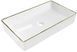 Умивальник (раковина) MEXEN NADIA 60 WHITE GOLD EDGE накладний MEX-21616005 фото 1